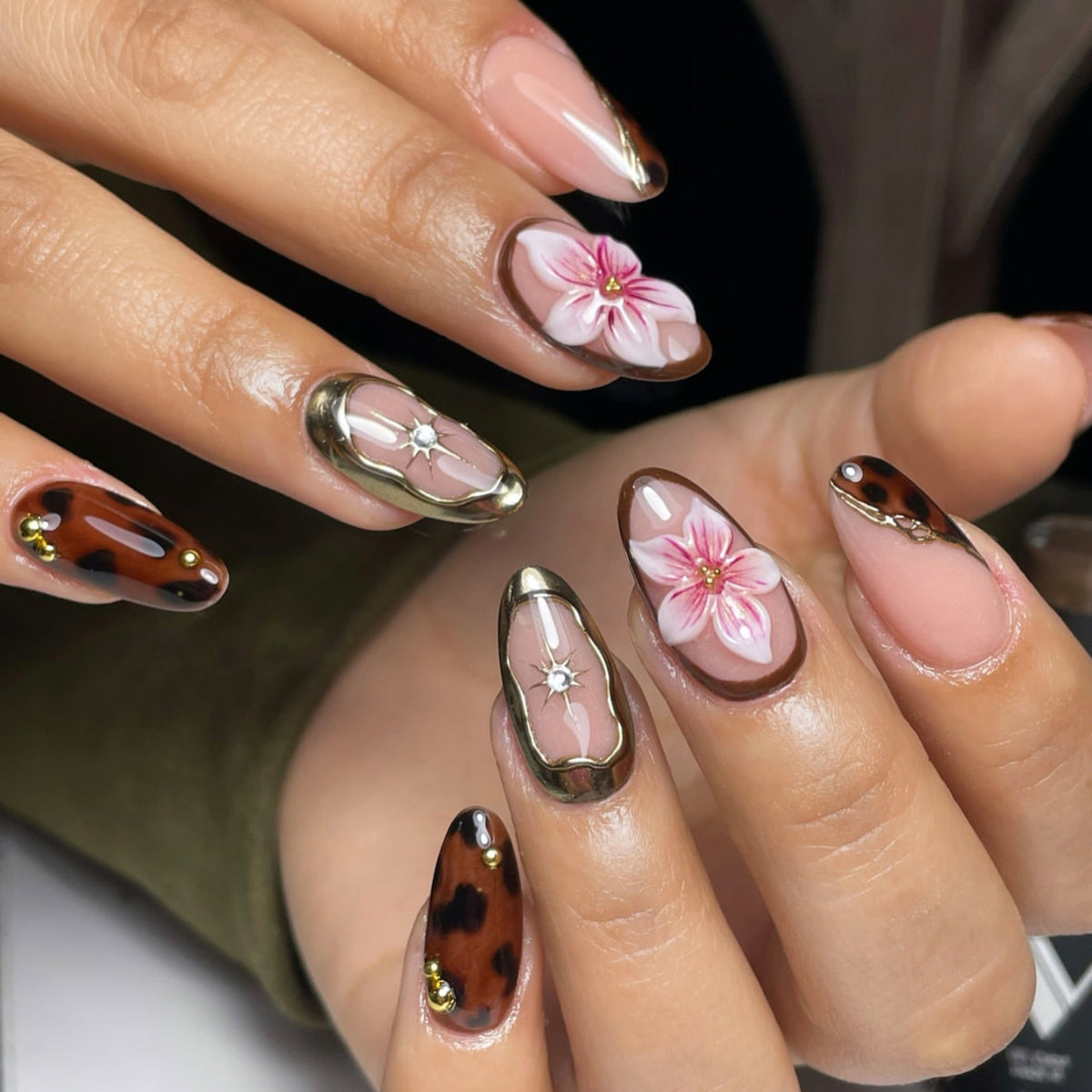 Artistic Floral Nail Design — product view 1