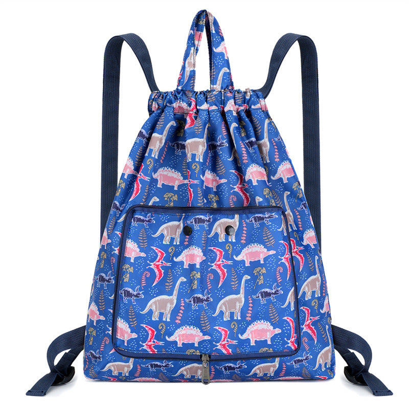 Lightweight Floral Drawstring Backpack LoungeYard — product view 5