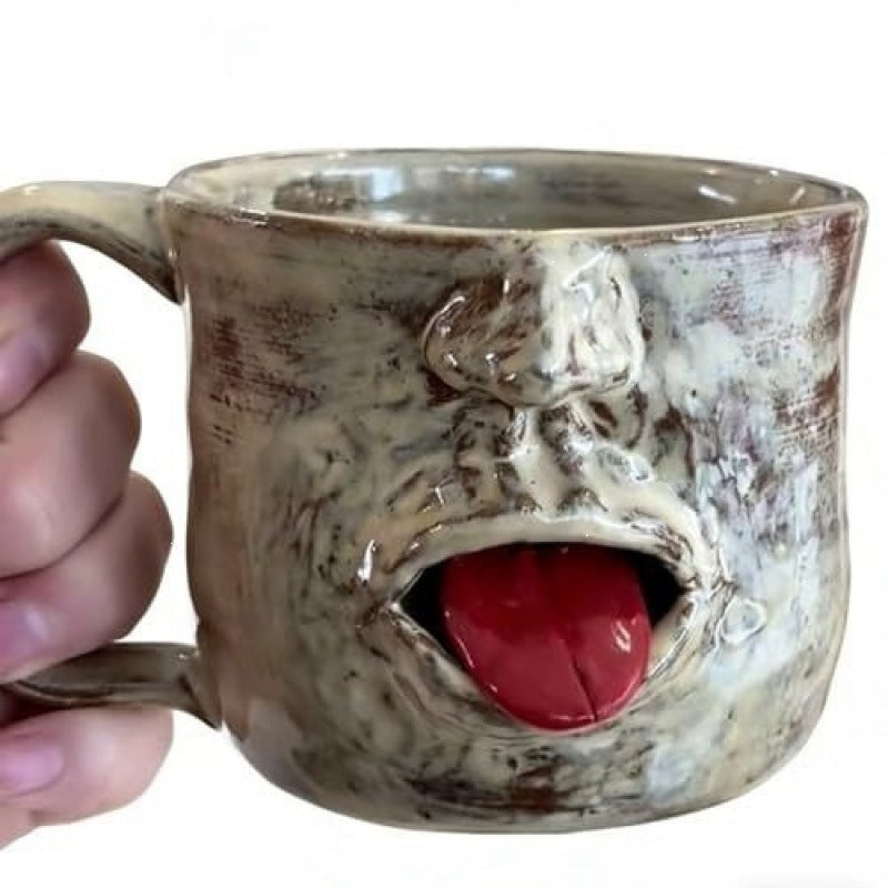 Whimsical Face Mug Bowlift — product view 3