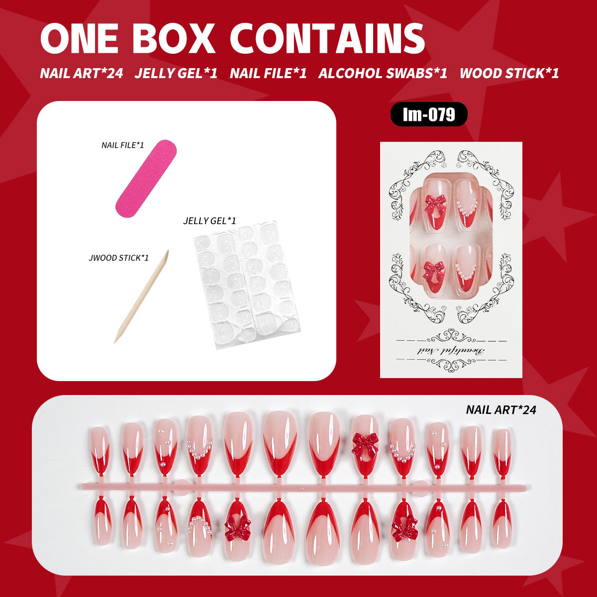 Premium DIY Press-On Nail Art Kit — product view 1