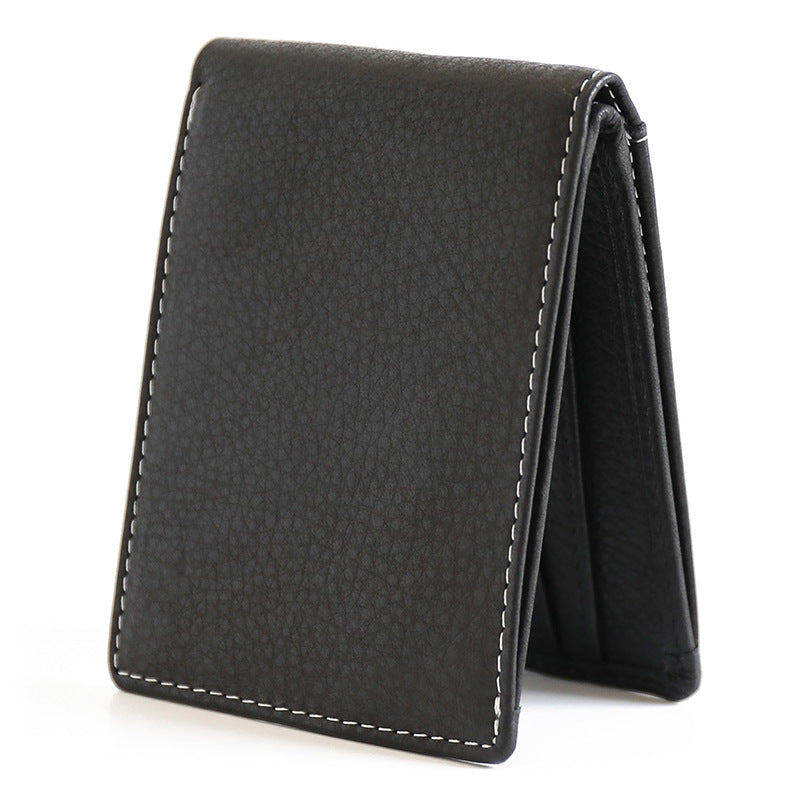 Dual-Sided Minimalist Leather Wallet LoungeYard — product view 6