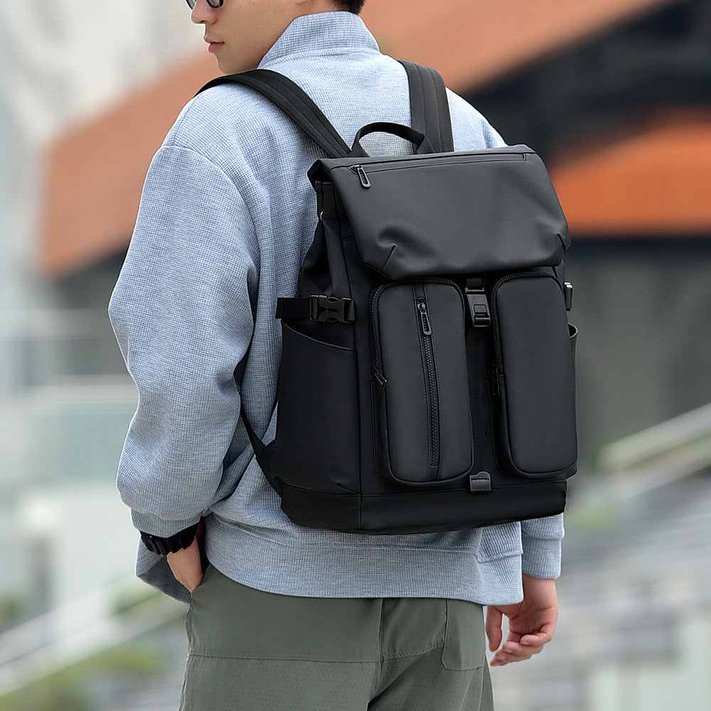 High-Capacity Waterproof Commuter Backpack LoungeYard — product view 4