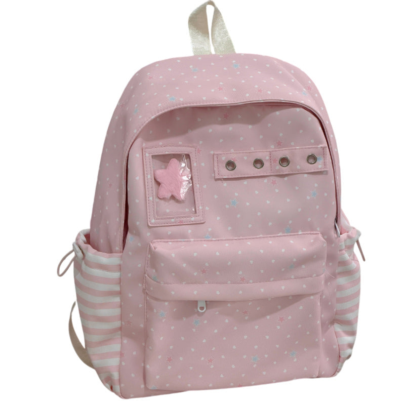 Starry Print Functional Backpack LoungeYard — product view 3