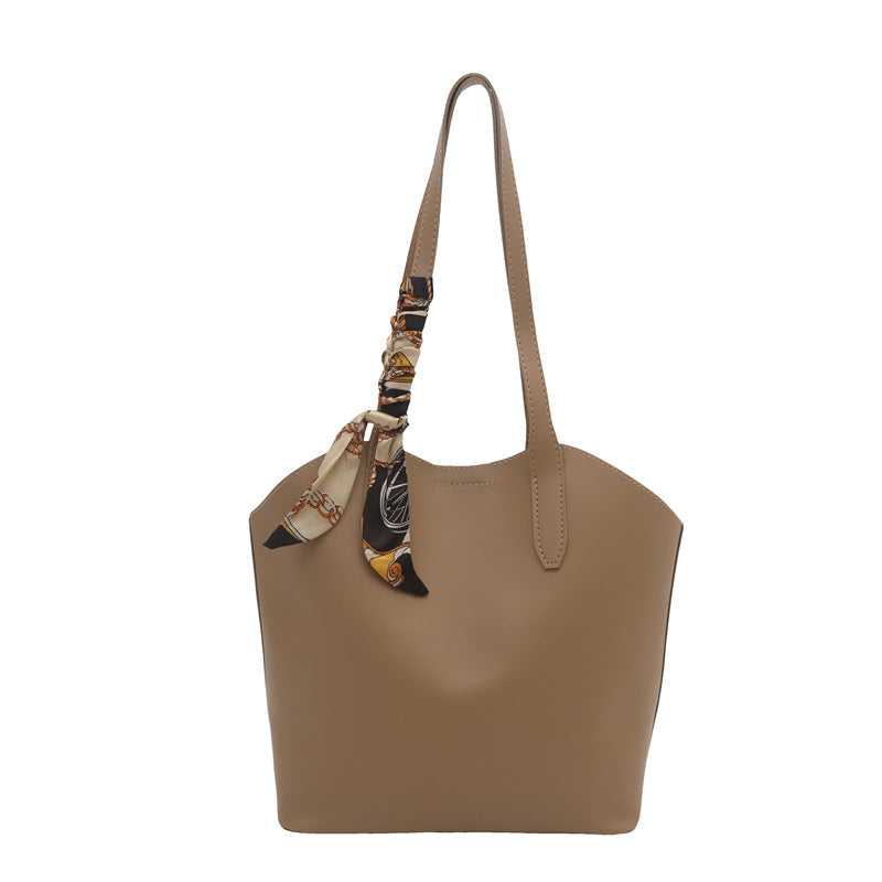WoChic Designer Tote Bag with Stylish Scarf LoungeYard — product view 6
