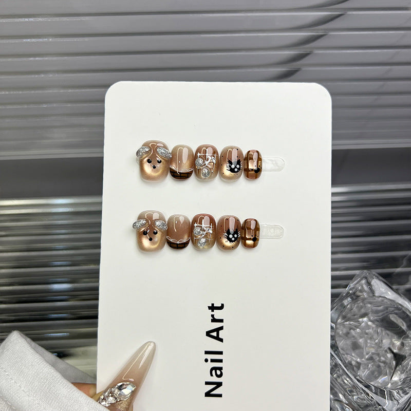 Creative Animal-Themed Press-On Nails — product view 2