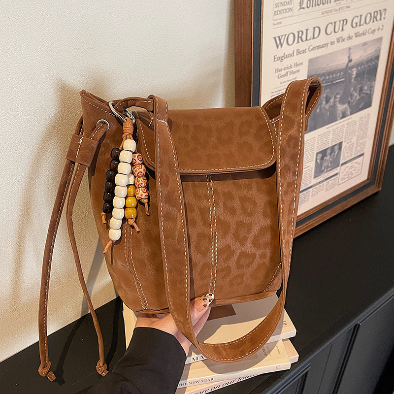 Leopard Print Crossbody Handbag — product view 2