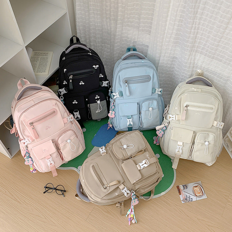 Multi-Pocket Functional Backpack LoungeYard — product view 4