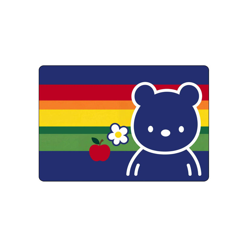Playful Cartoon Bunny Bath Mat Bowlift — product view 5