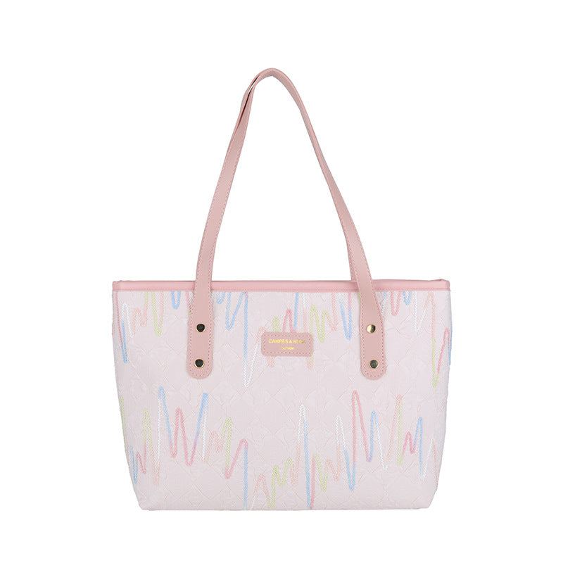 Stylish Art-Inspired Tote Bag LoungeYard — product view 7