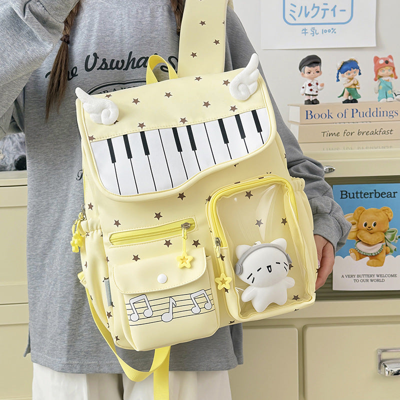 Musical-Themed School Backpack LoungeYard — product view 2