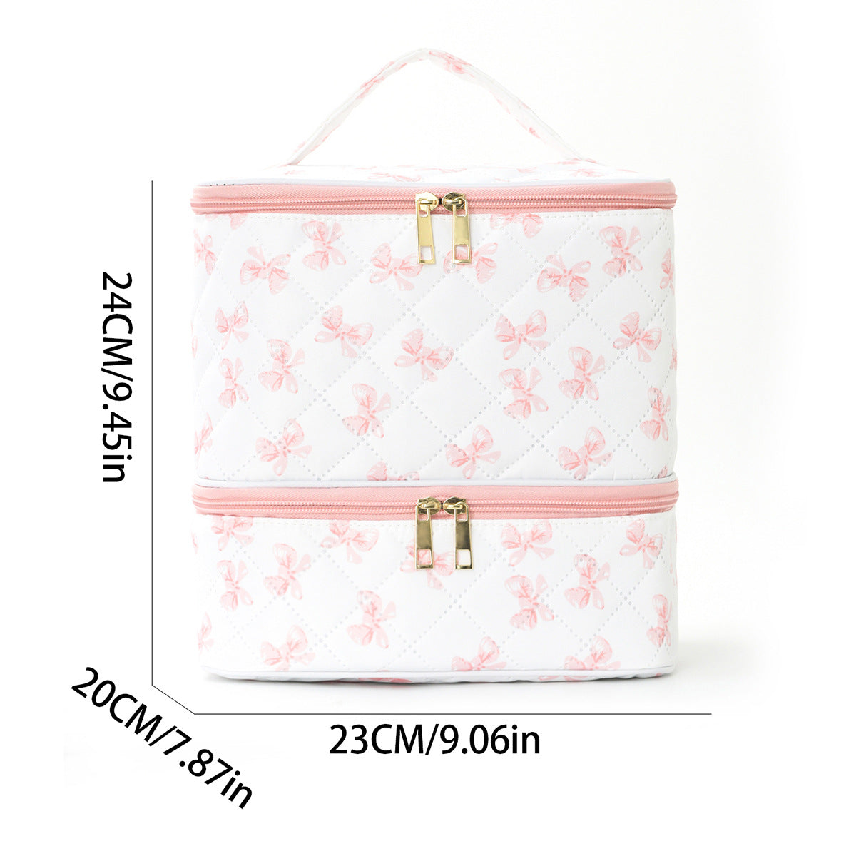 Cosmetic Organizer Bag with Practical Divided Design LoungeYard — product view 4