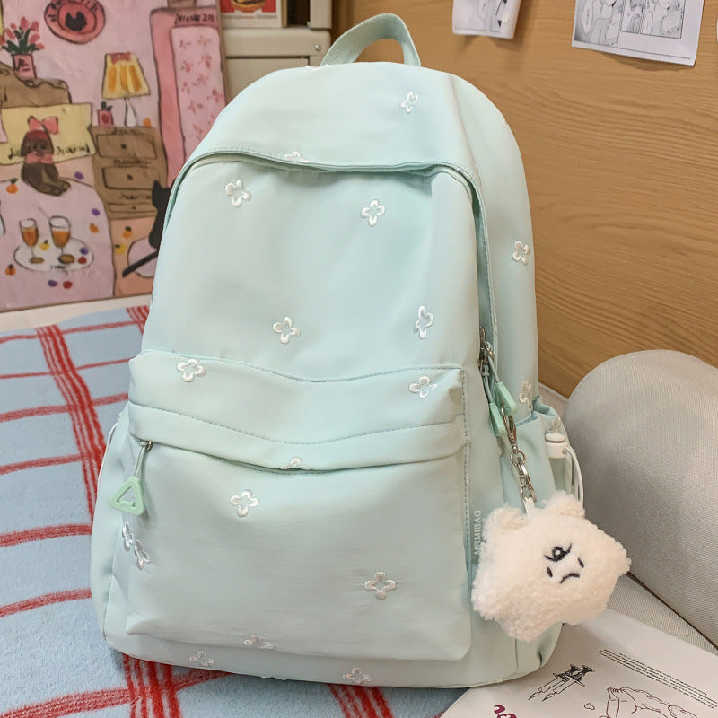 Embroidered Multi-Compartment Backpack — product view 4