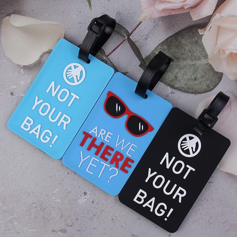 Motivational Travel Luggage Tag LoungeYard — product view 6