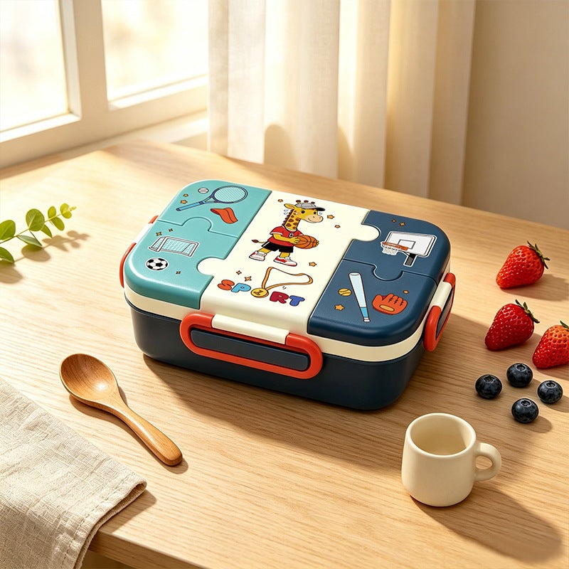 Sport-Themed Multi-Compartment Lunch Box — product view 7