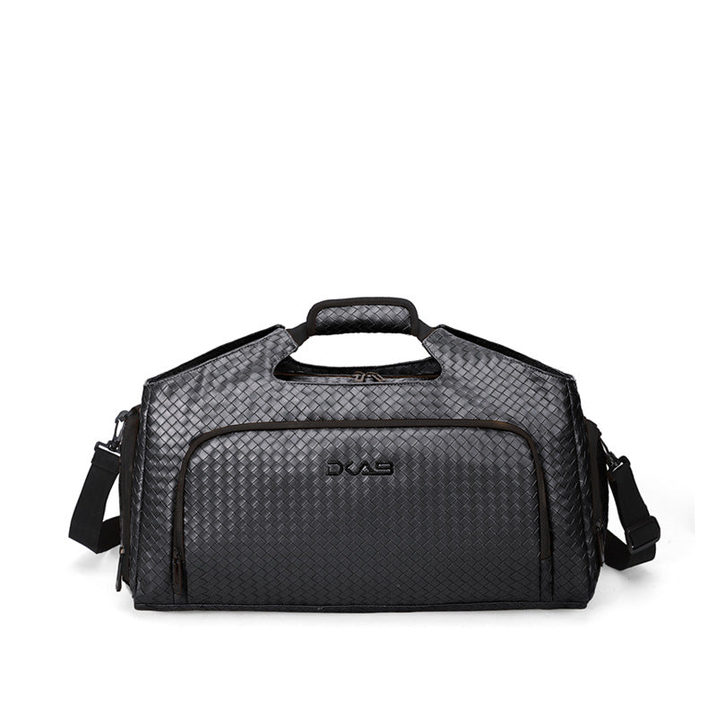 Sporty Duffel Bag with Versatile Compartments and Water-Repellent Material LoungeYard — product view 3