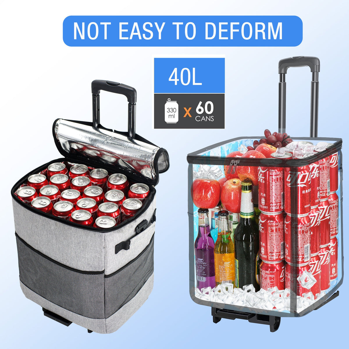 Insulated Rolling Cooler LoungeYard — product view 3
