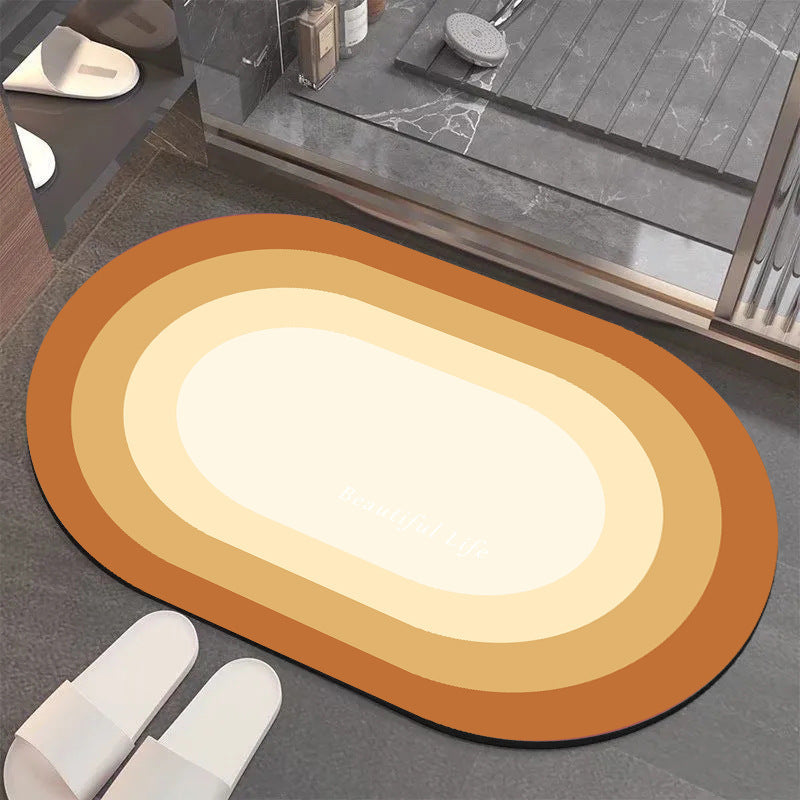 Modern Layered Bathroom Mat LoungeYard — product view 2