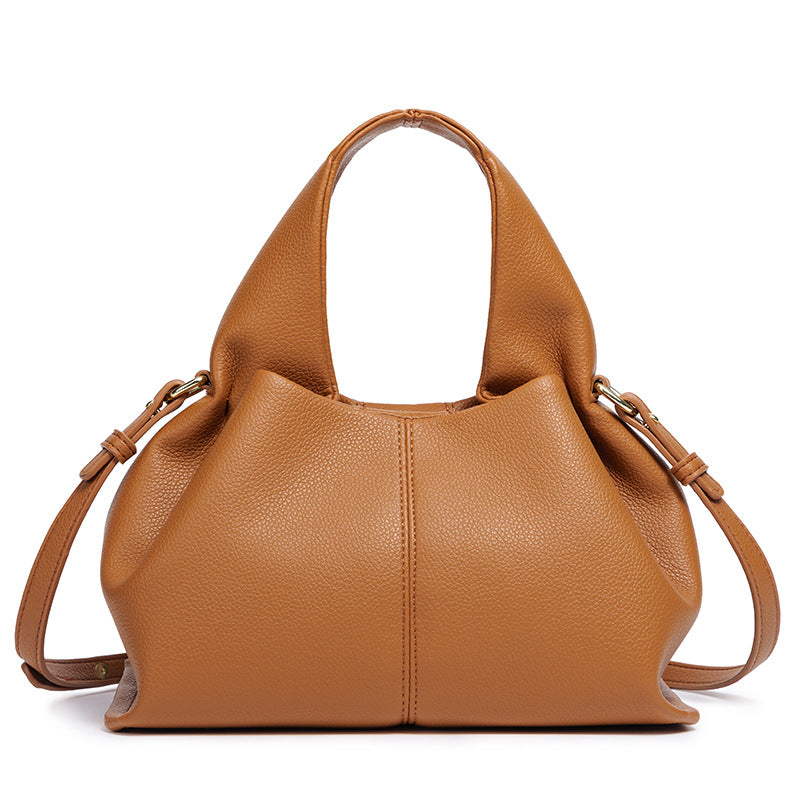 Chic Structured Leather Handbag LoungeYard — product view 6