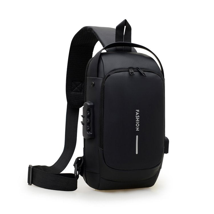 Shoulder bag with ergonomic design and multiple compartments LoungeYard — product view 3