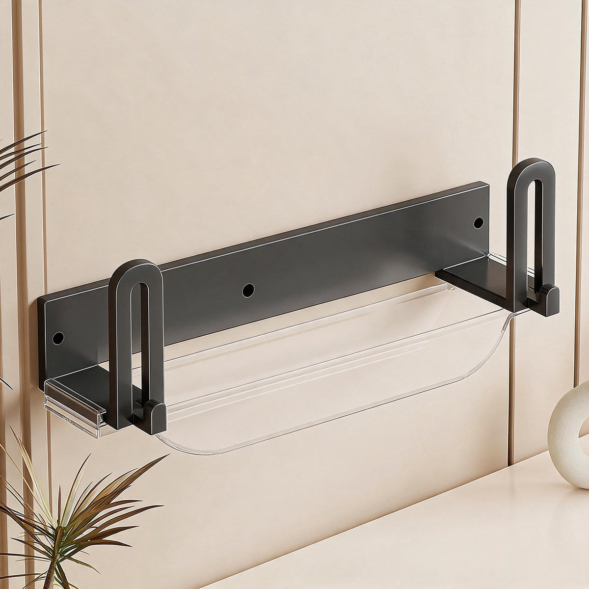 Compact Vertical Router Wall-Mount Organizer — product view 1
