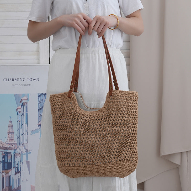 Handcrafted Shopping Bag Made From Durable Natural Material LoungeYard — product view 1