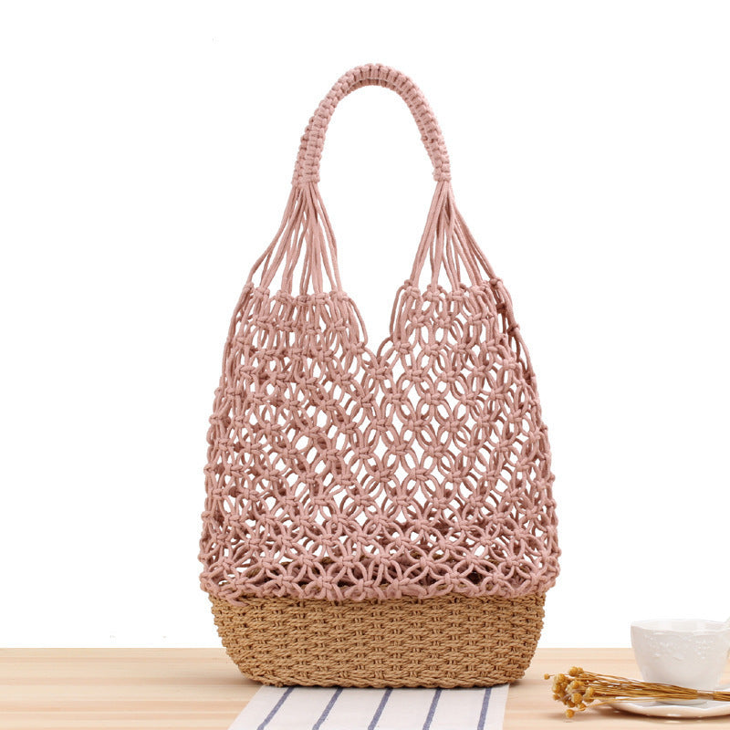Designer Shoulder Bag Made of Woven Bast LoungeYard — product view 7
