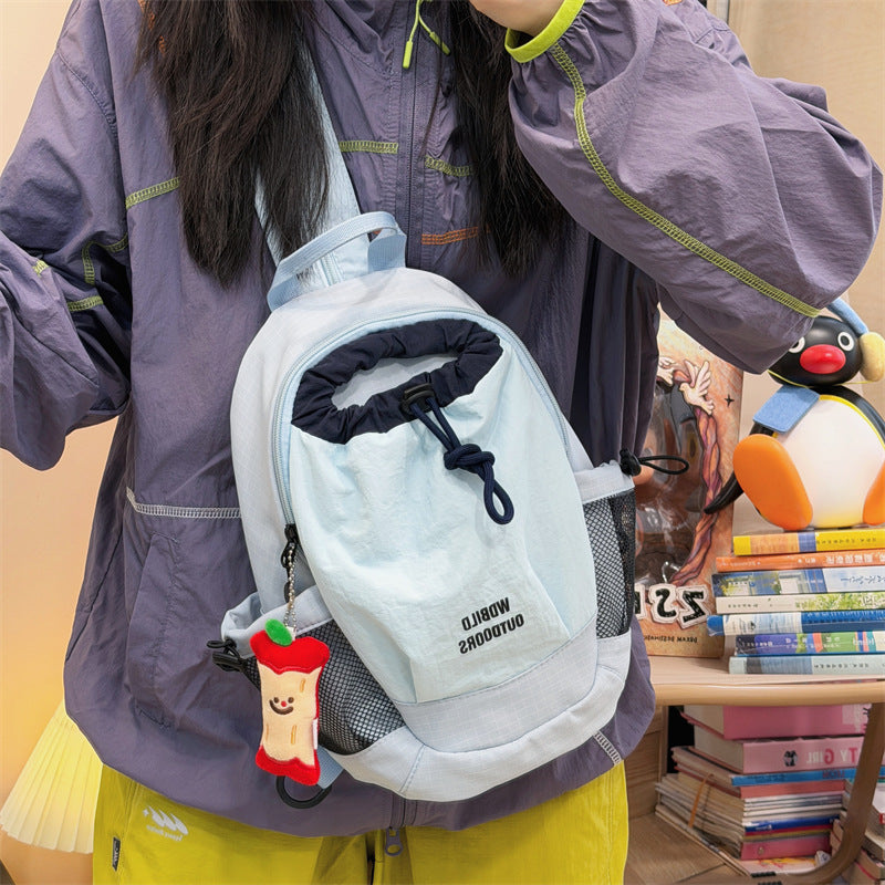 Compact Drawstring Closure Backpack LoungeYard — product view 3