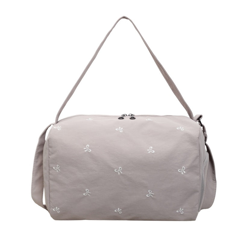 Stylish Embroidered Sports Duffle Bag — product view 7