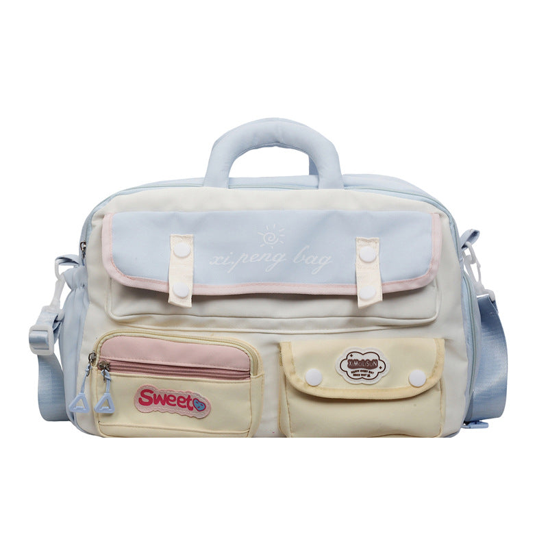 Sporty Shoulder Bag With Multifunctional Compartments LoungeYard — product view 5