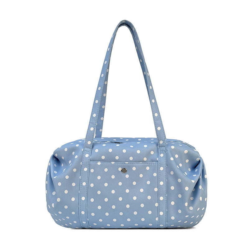 Spacious Polka Dot Travel Tote — product view 4