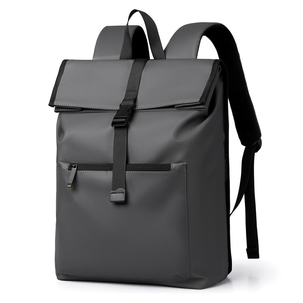 Roll-Top Waterproof Hiking Backpack LoungeYard — product view 6