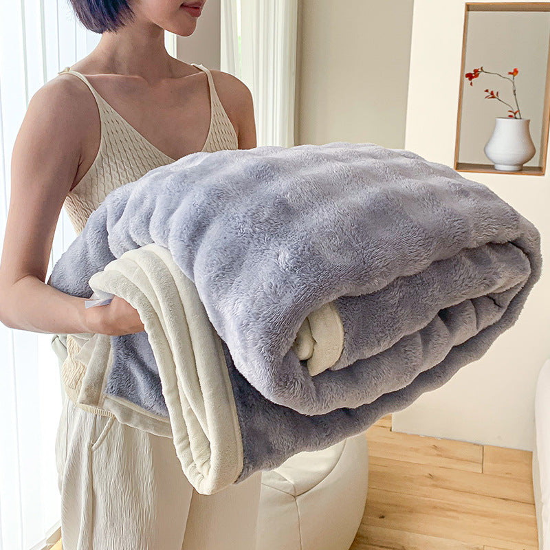 Women’s Plush Blanket with Cozy Comfort LoungeYard — product view 6