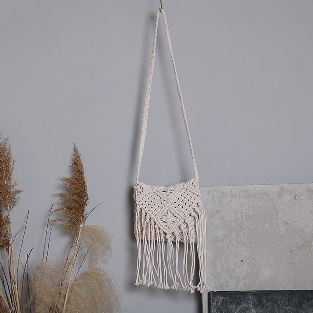 Macrame Shoulder Bag LoungeYard — product view 1