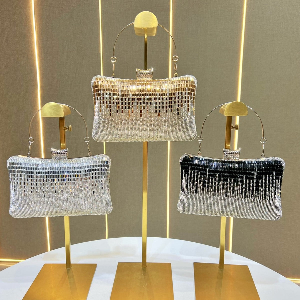Decorative Crystal Clutch — product view 4