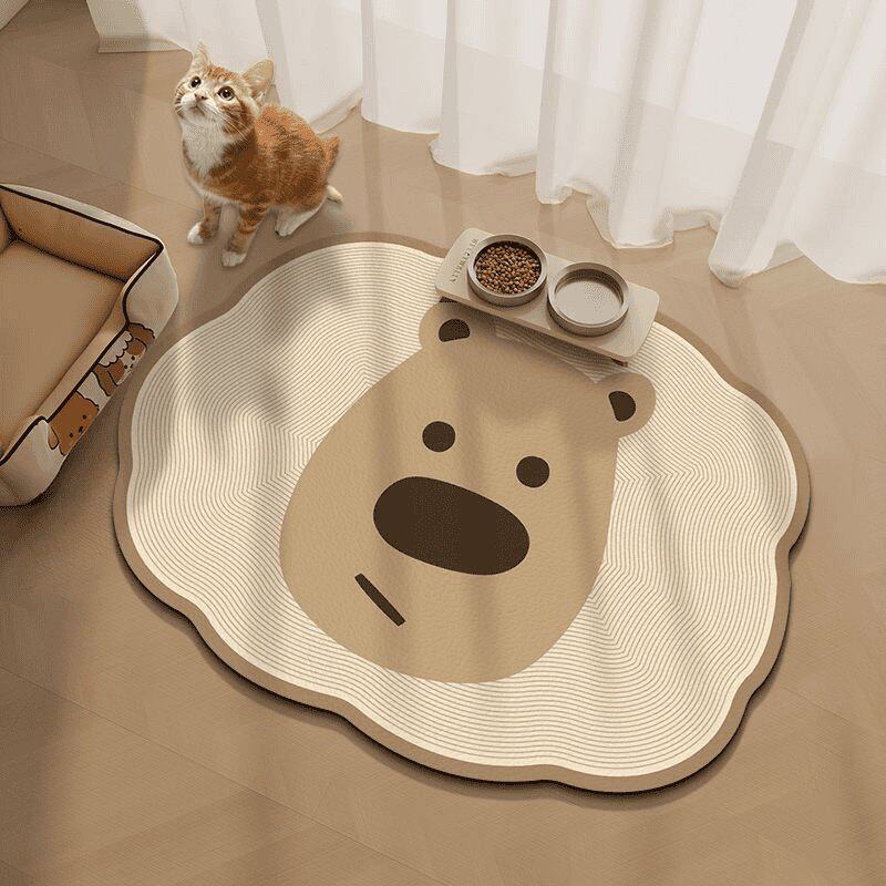 Cartoon Zebra Bath Mat for Bathrooms — product view 5