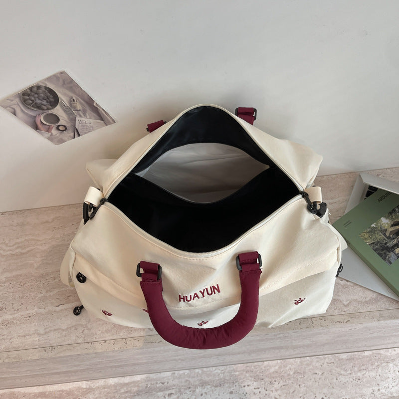 Sporty Multifunctional Duffel Bag With Adjustable Shoulder Strap And Sturdy Handles LoungeYard — product view 3