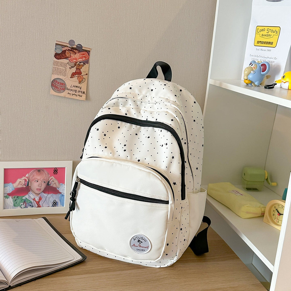 Fun Patterned School Backpack LoungeYard — product view 7