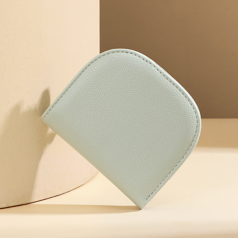 Textured Leather Zip Wallet — product view 4