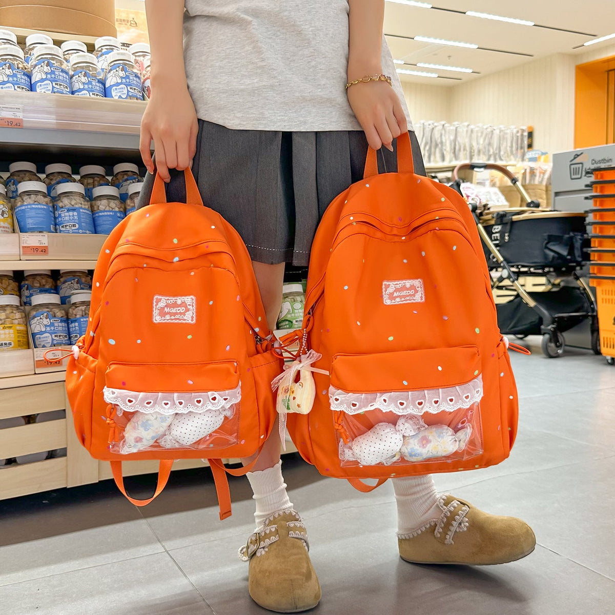 Cute Decorative Mini Backpack LoungeYard — product view 3