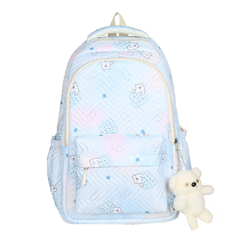 Cute Bear Pattern Backpack — product view 3