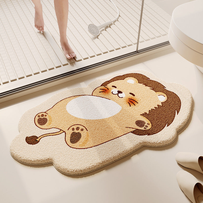 Cute Cow-Themed Bath Mat — product view 6