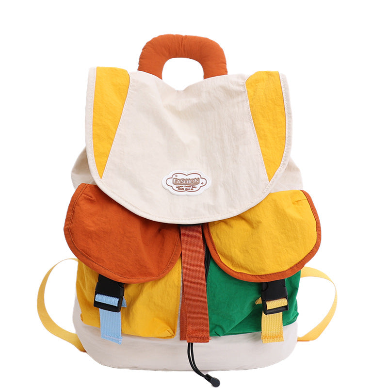 Colorful Patchwork Backpack LoungeYard — product view 7
