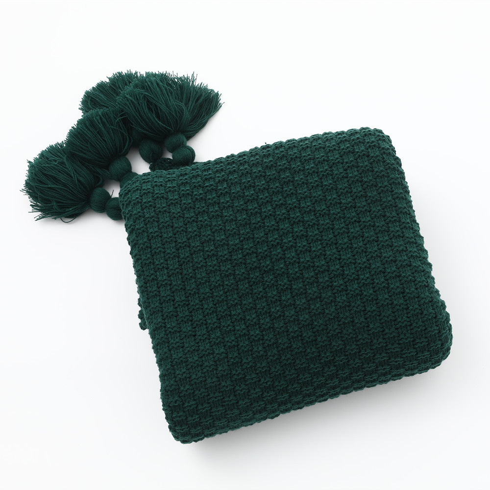 Cozy Woven Throw Blanket LoungeYard — product view 7