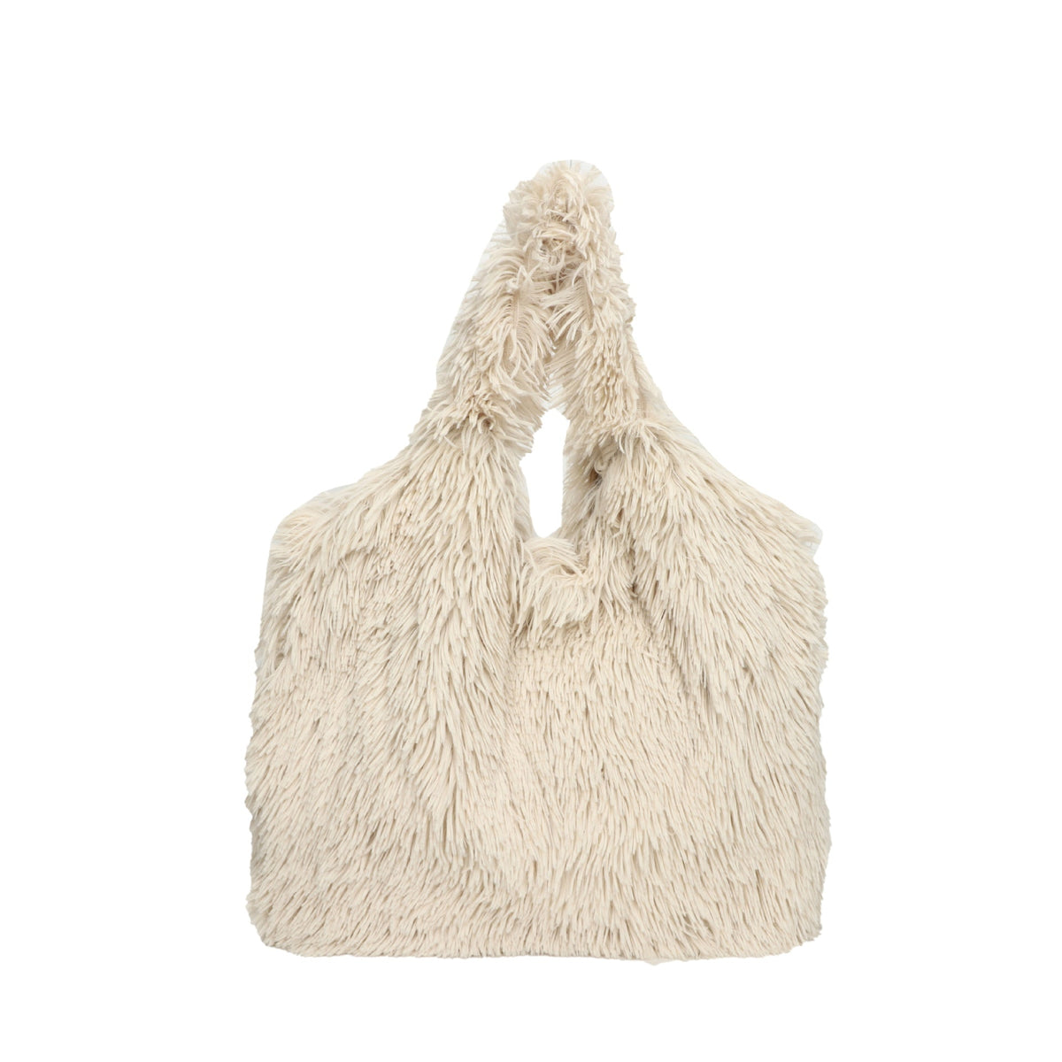 Plush Faux Fur Slouchy Tote Bag — product view 3