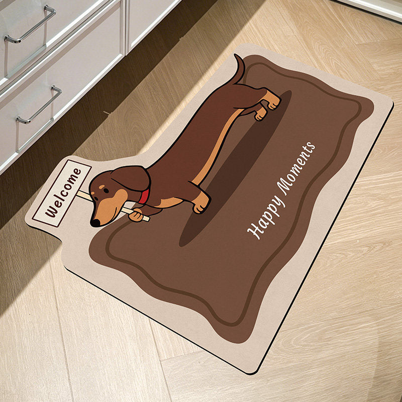 Cute Dog-Themed Bath Mat — product view 4