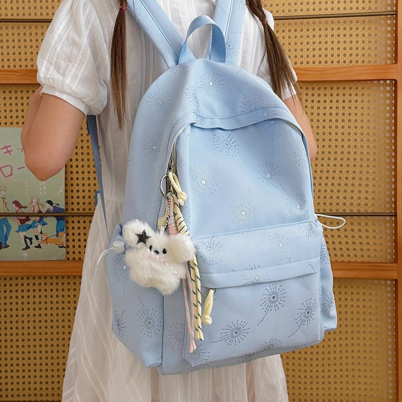 Chic Patterned School Backpack LoungeYard — product view 1