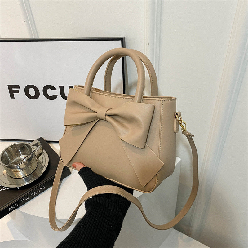 Chic Bow-Accented Handheld Bag — product view 4