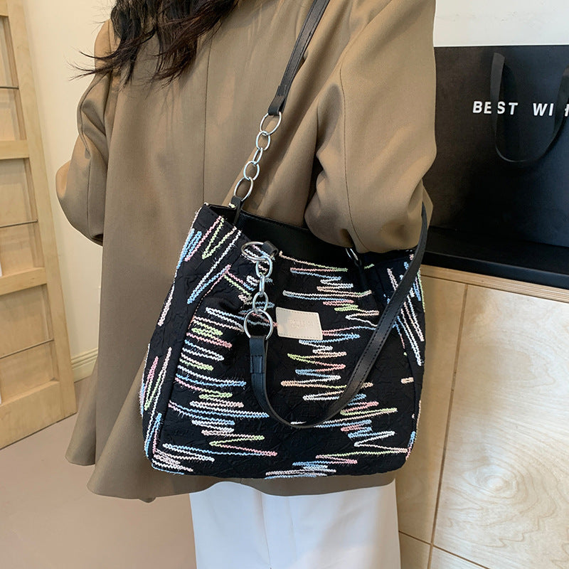 WoColorful Embroidered Hobo Bag LoungeYard — product view 3