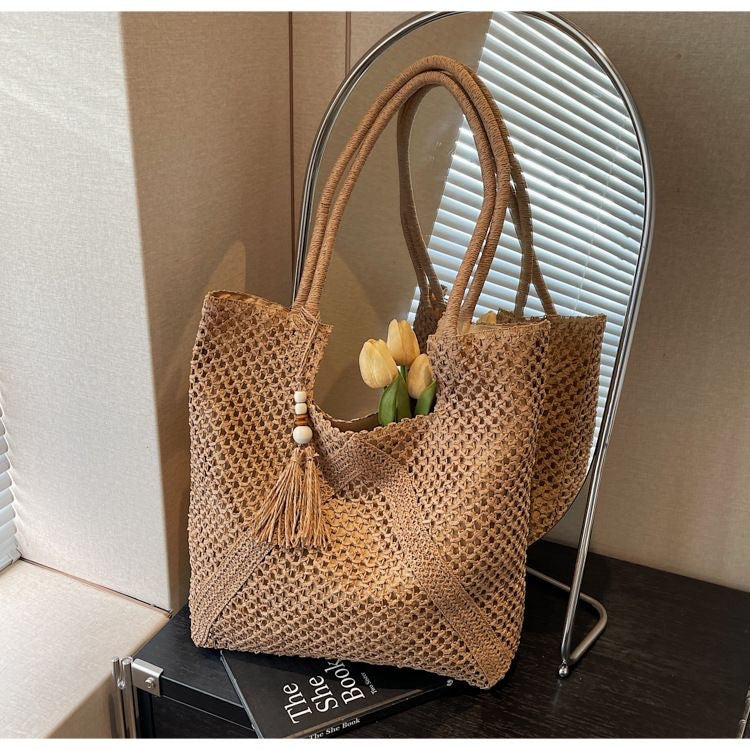 Macrame Shopping Bag LoungeYard — product view 1
