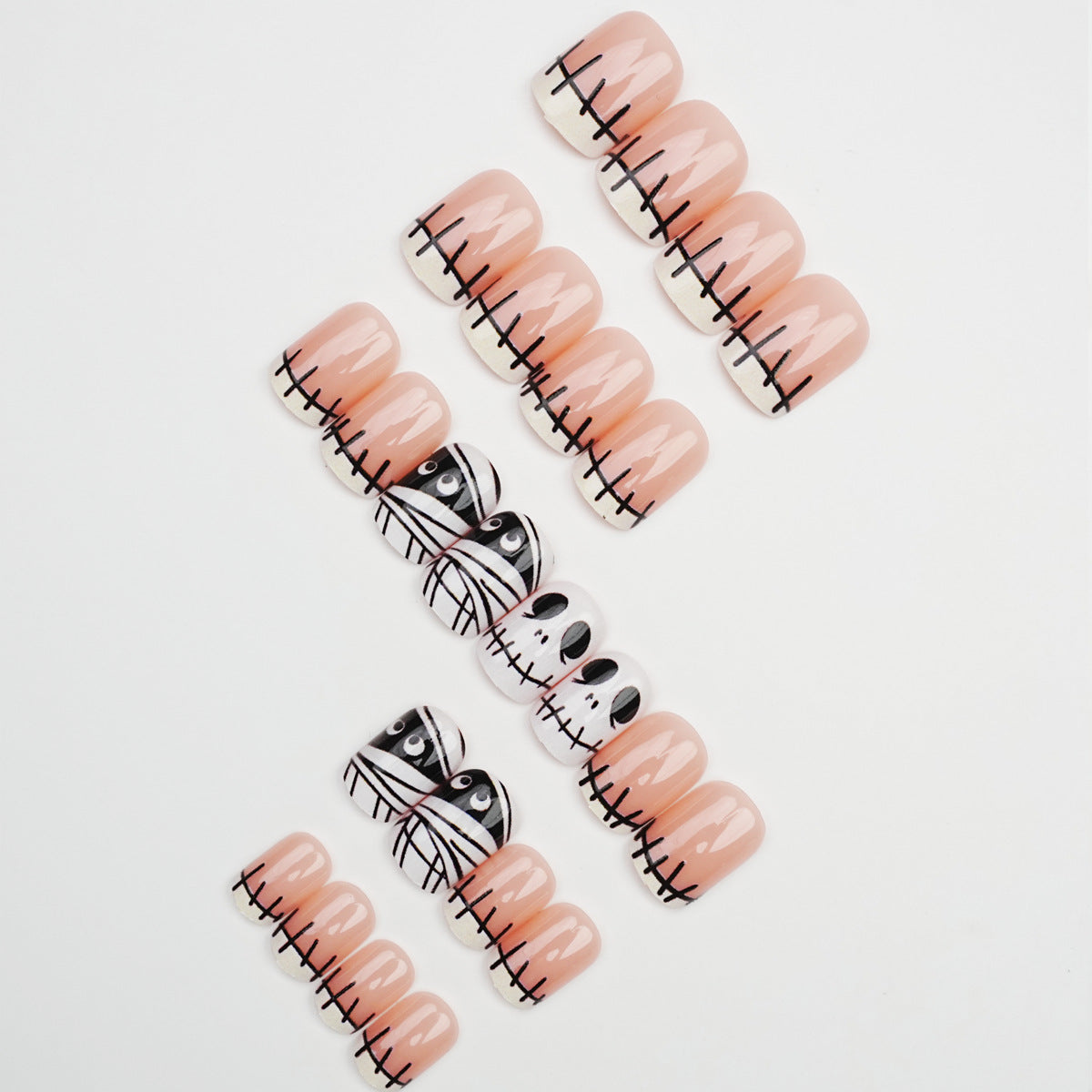 Halloween-Themed Decorative Press-On Nail Art — product view 3